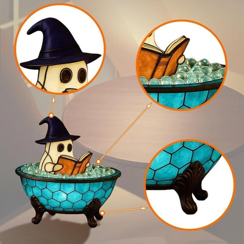👻 Ghost Bubble Bath Lamp – Spooky Halloween Night Light | 57% OFF, FREE SHIPPING
