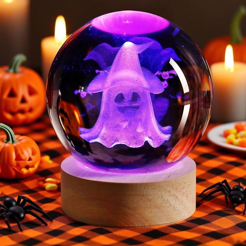 👻 Halloween Ghost Crystal Night Light – Spooky & Cute Decor | 50% OFF, FREE SHIPPING, BUY MORE SAVE MORE