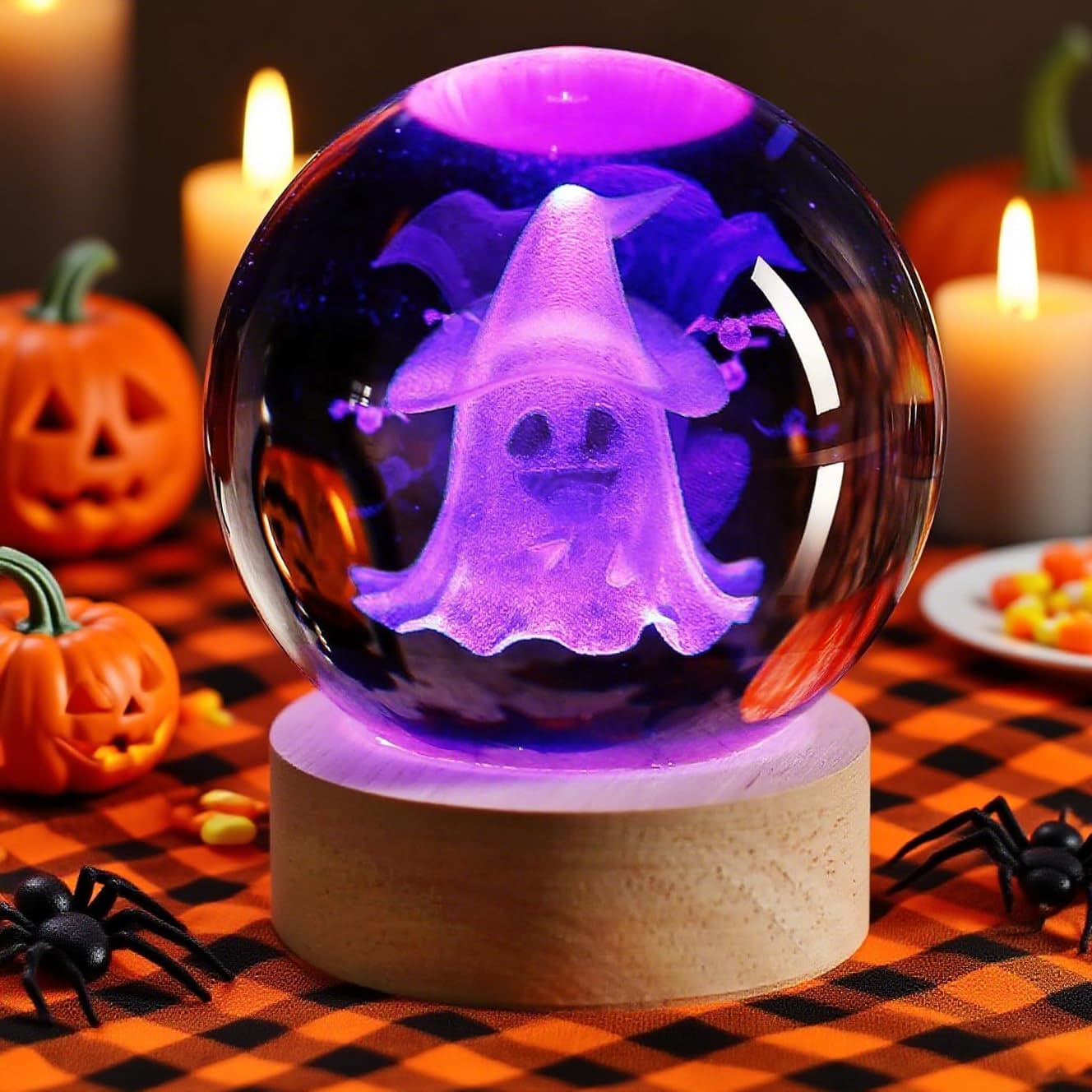 👻 Halloween Ghost Crystal Night Light – Spooky & Cute Decor | 50% OFF, FREE SHIPPING, BUY MORE SAVE MORE