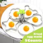 5 Types Of Stainless Steel Cooking Molds | Free Shipping