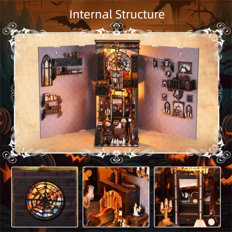 🏚️ Addams Family Haunted Mini Mansion – DIY Brick Model | 63% OFF, FREE SHIPPING