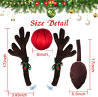 🎄 Upgraded Christmas Car Reindeer Decoration Kit | 50% OFF, FREE SHIPPING