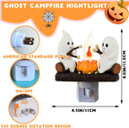 👻 Ghost Campfire Nightlight – Flickering Halloween Flame Glow | 50% OFF, FREE SHIPPING