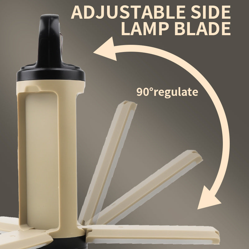 New portable hanging camping light can be folded 90 degrees, three-leaf light, multi-functional emergency camping light for outdoor use | FREE SHIPPING
