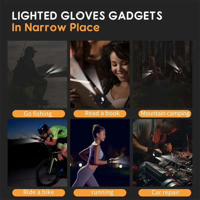 LED LIGHTED GLOVES GADGETS | FREE SHIPPING