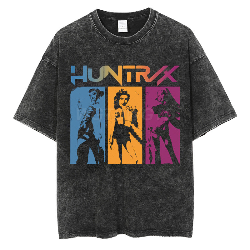 KPop Demon Hunters,HUNTR/X T-Shirt | FREE SHIPPING