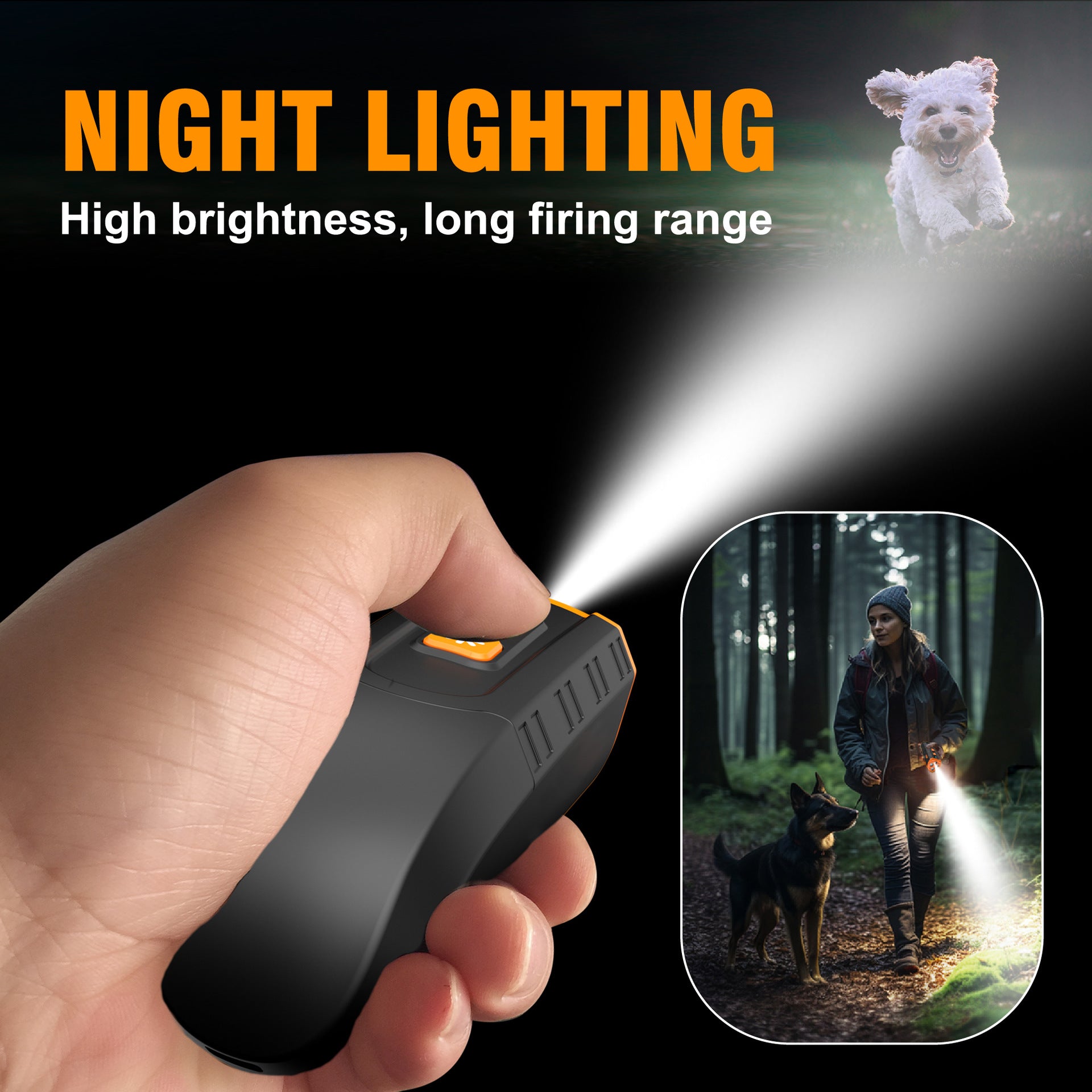 Handheld Ultrasonic Dog Trainer – Safe, Humane Bark Control Anywhere