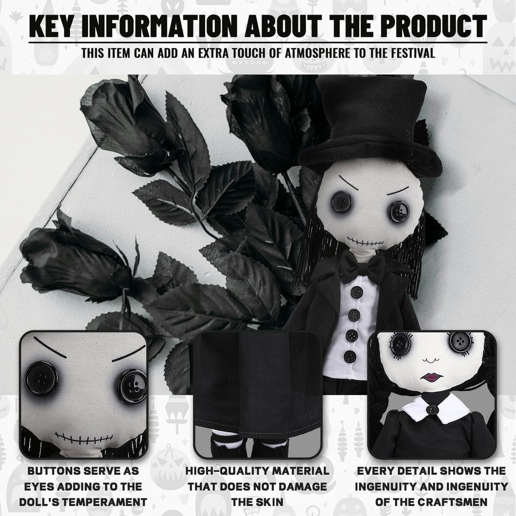 🪡 Handmade Halloween Rag Doll Decoration | 57% OFF, FREE SHIPPING