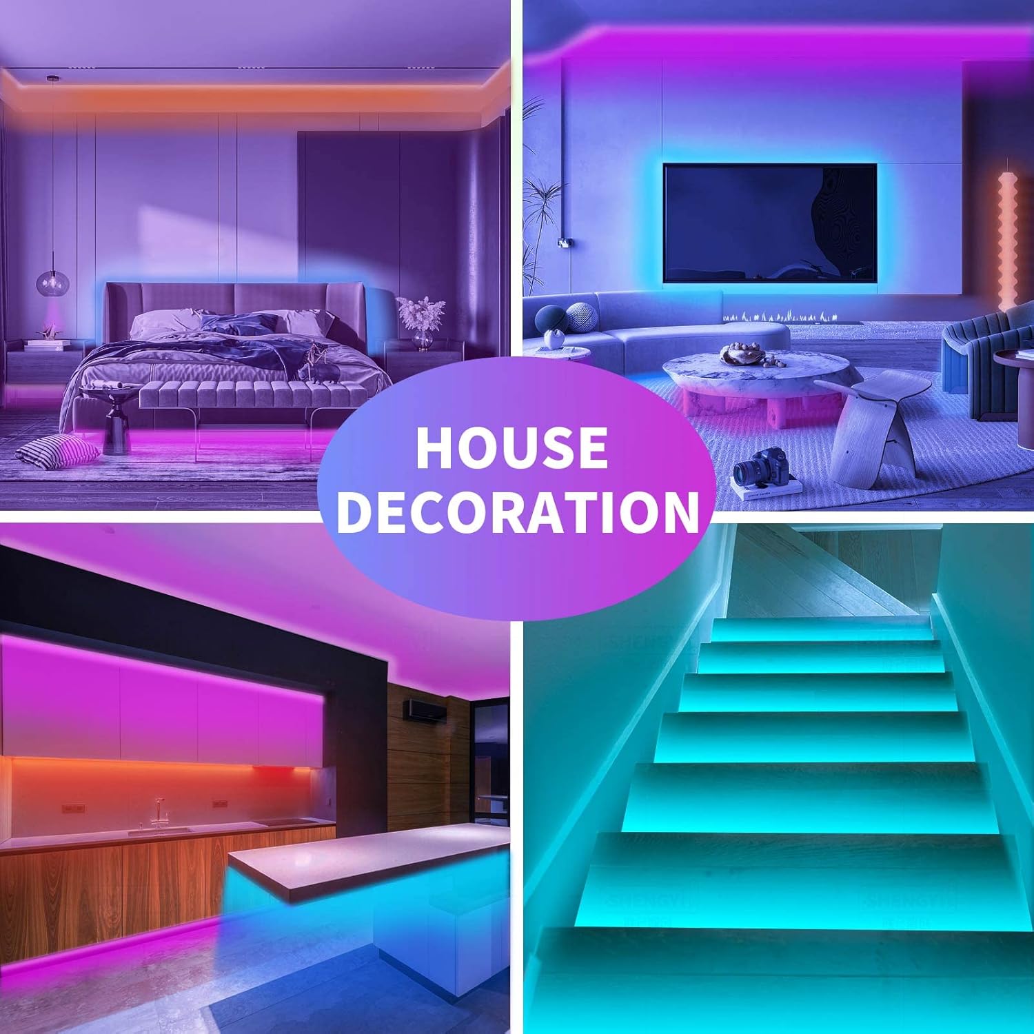 🎃 RGB LED Strip Lights – Music Sync & App Control | 33% OFF, FREE SHIPPING