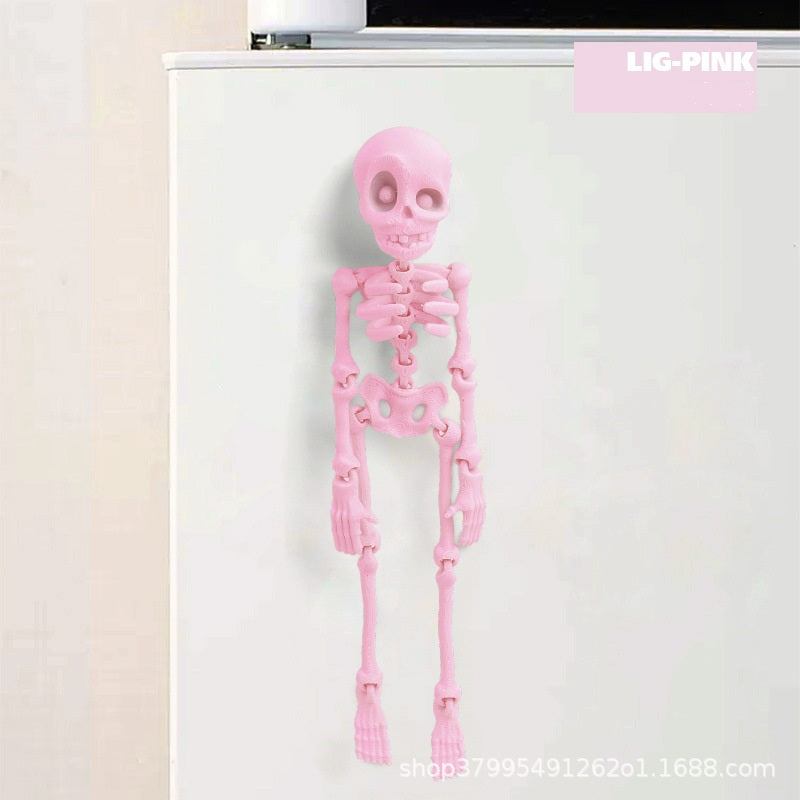 🎃 Skeleton Fridge Magnets – Poseable Halloween Decoration | 50% OFF, FREE SHIPPING