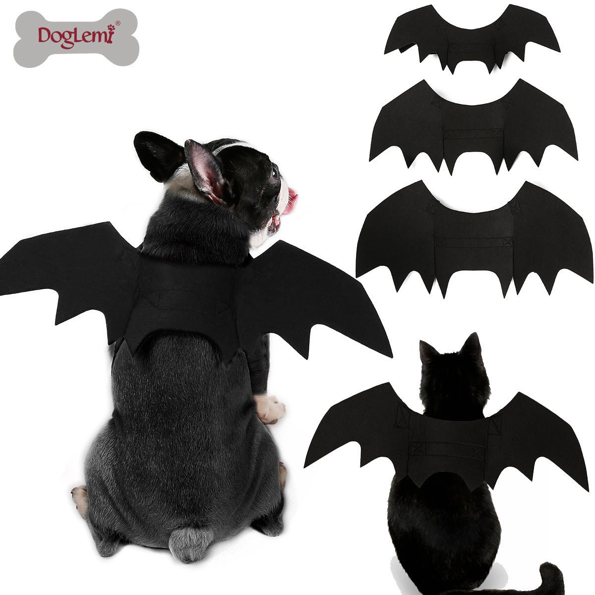 🦇 Pet Bat Wings Costume – Halloween Cat & Puppy Dress-Up Accessory | 33% OFF, FREE SHIPPING