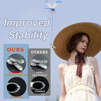 3PCS Outdoor Dragonfly Rod Clip, Garden Metal Dragonfly Clip
