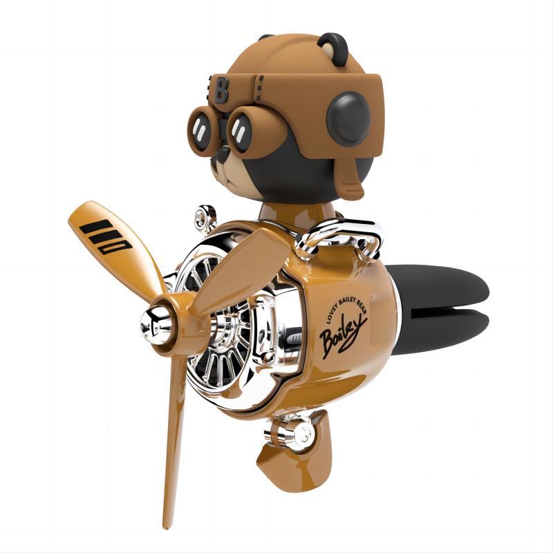 ✈️ Bear Pilot Car Freshener – Cute Teddy Air Vent Clip | 33% OFF, FREE SHIPPING