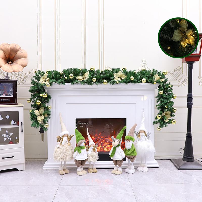 Christmas Decorations, LED Christmas Garland Decorations, Christmas Flocked Garlands, Scene Arrangements | FREE SHIPPING