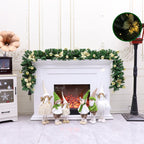 Christmas Decorations, LED Christmas Garland Decorations, Christmas Flocked Garlands, Scene Arrangements | FREE SHIPPING