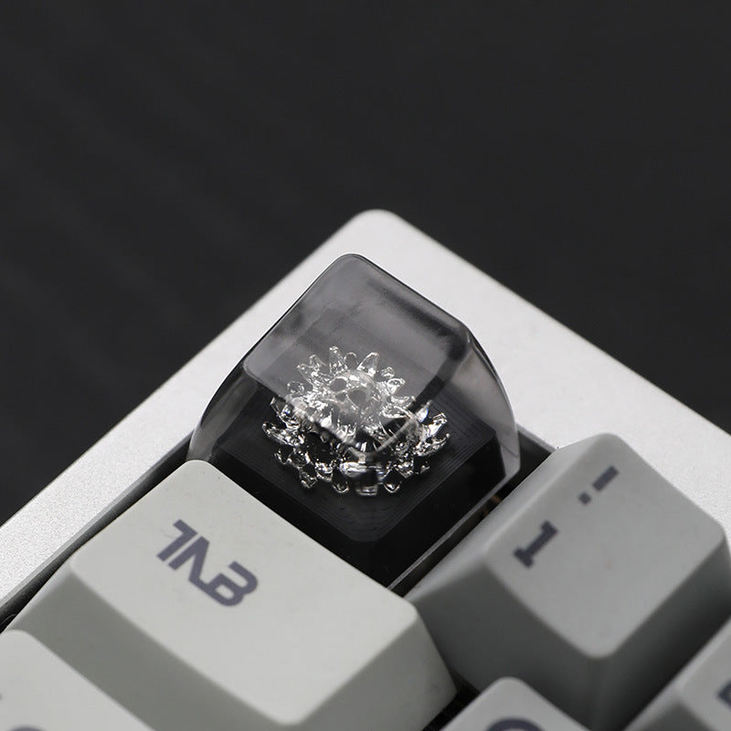 Artisan Skull Resin Keycap – Handmade SA Profile 1U for MX Switch Mechanical Keyboards | 33% OFF, FREE SHIPPING
