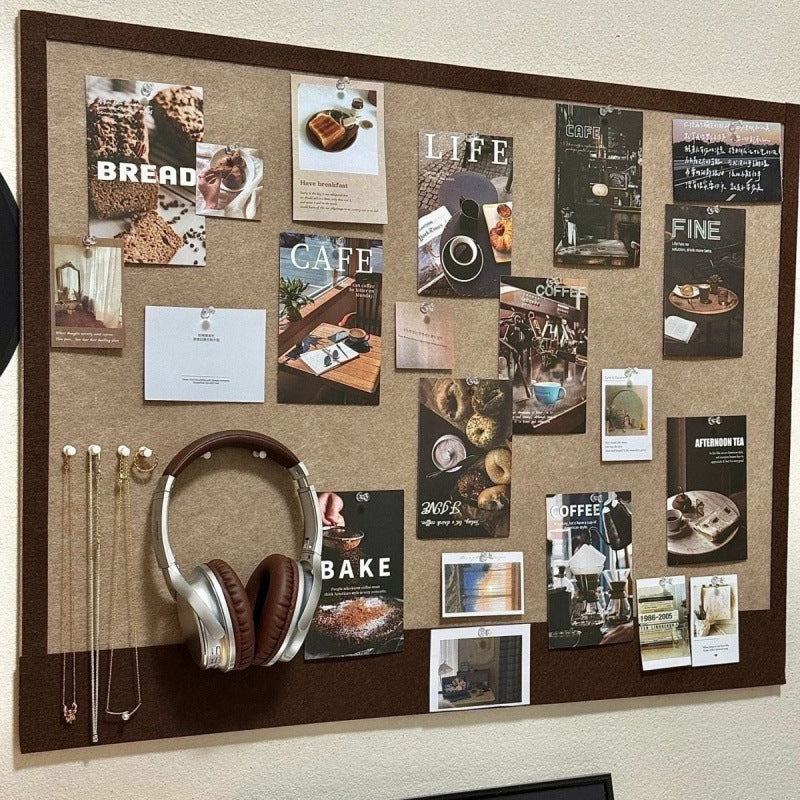 📌 Felt Wall Photo Board – No-Drill Dorm Room Organizer & Decor | FREE SHIPPING