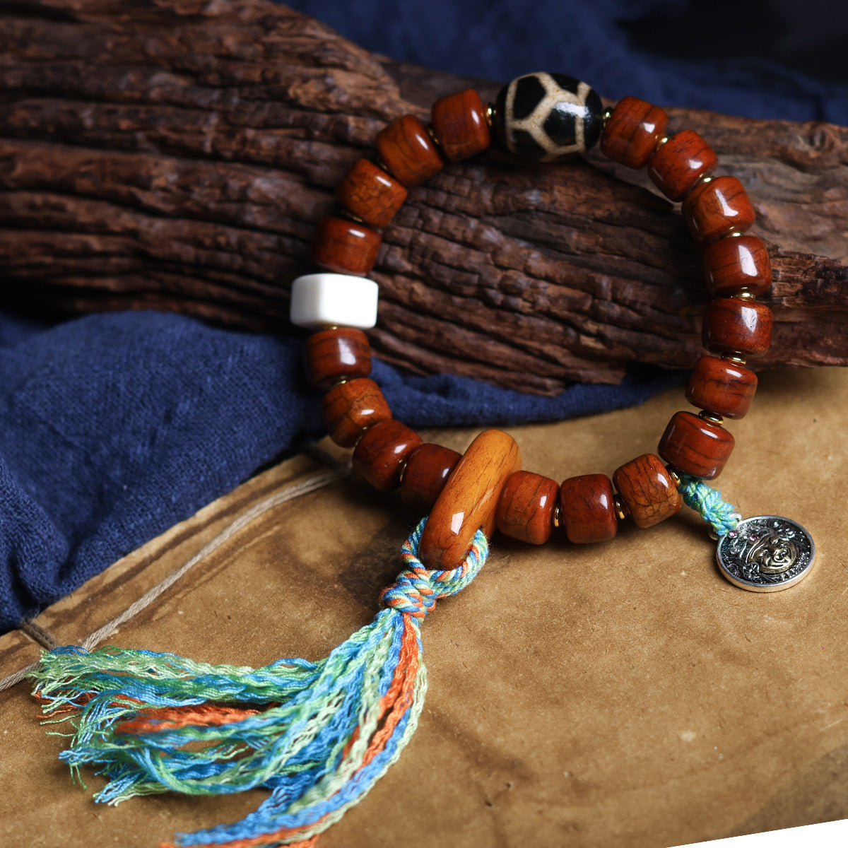 🔮Luck on Your Wrist – Hand-Woven Tibetan Yak Bone Bracelet | Free Shipping