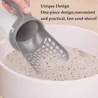 Cat Litter Scooper with Waste Can & Holder – 2-in-1 Portable Cat Poop Shovel | 38% OFF, FREE SHIPPING