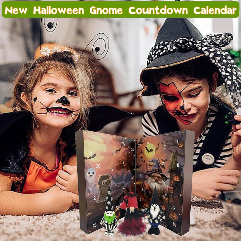 🎃 Halloween Gnome Countdown Calendar 2025 – 31 Days of Spooky Surprises | 50% OFF, FREE SHIPPING
