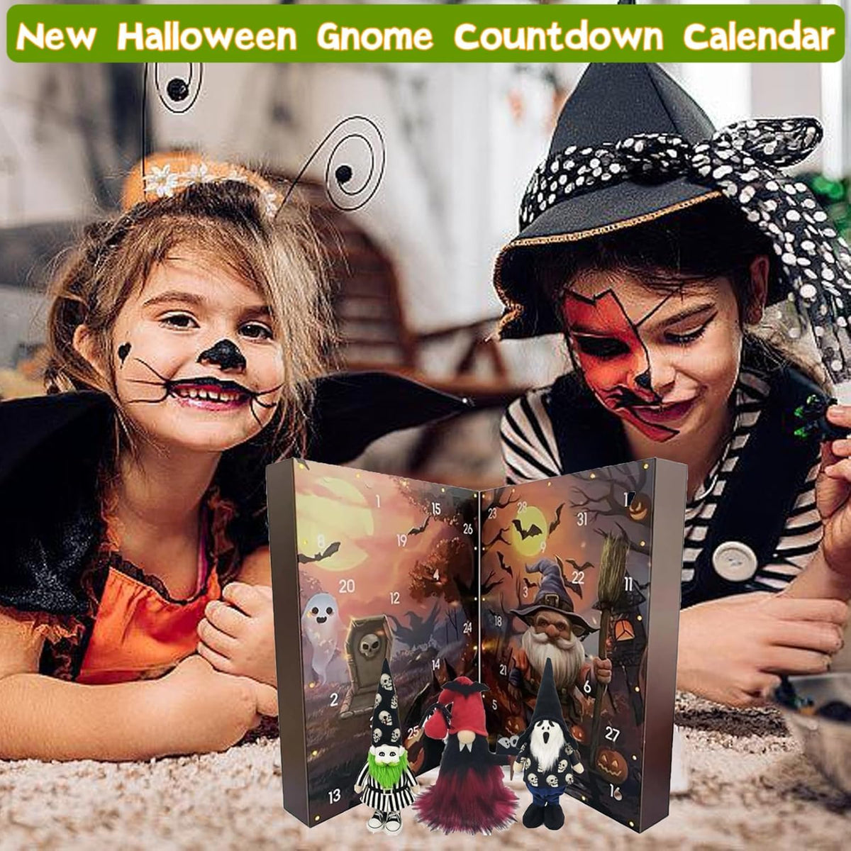 🎃 Halloween Gnome Countdown Calendar 2025 – 31 Days of Spooky Surprises | 50% OFF, FREE SHIPPING