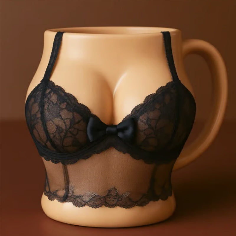 Sip in Style – Sexy Lace Mug Resin Decor ☕💋 | Elegant & Eye-Catching