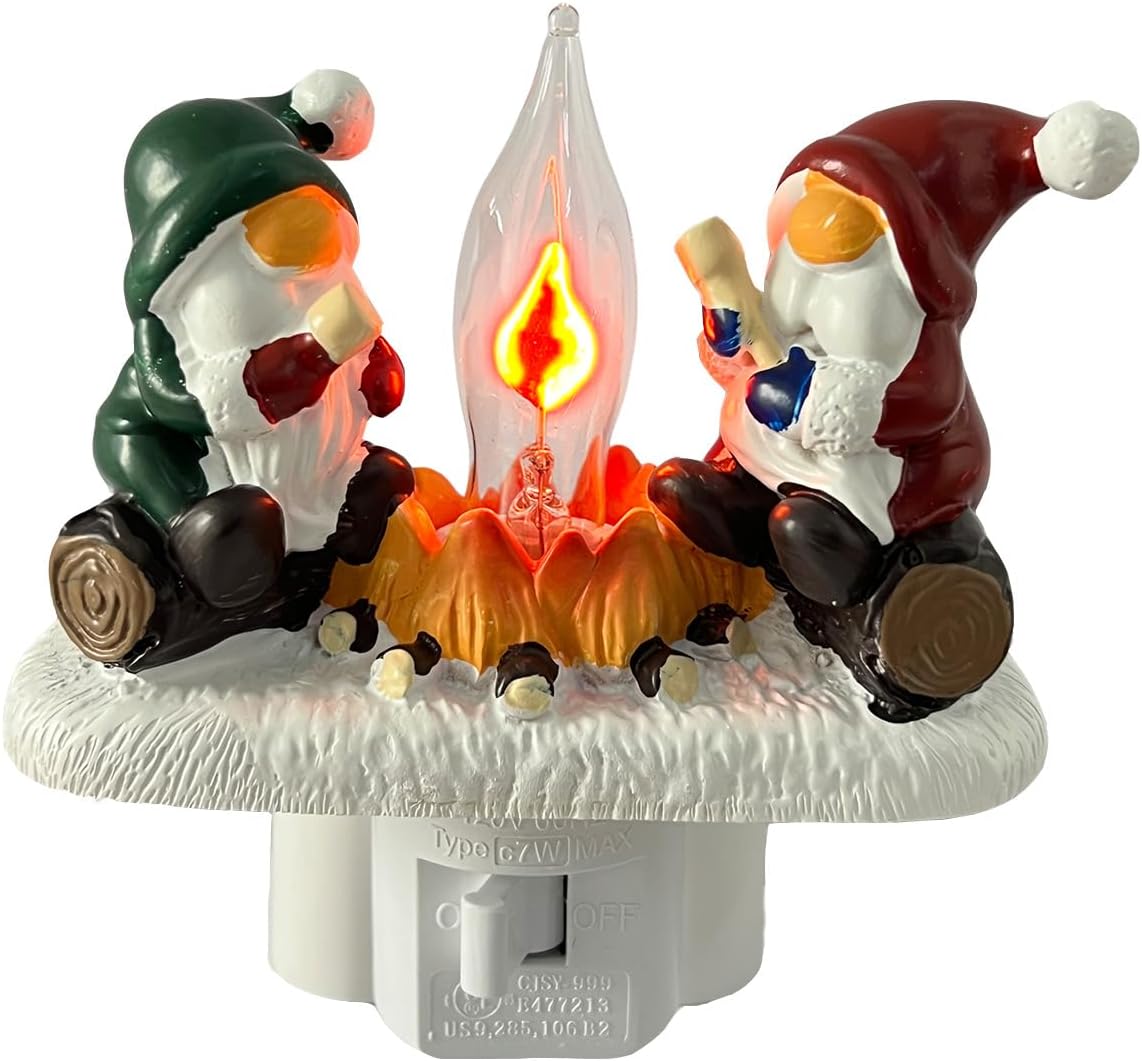 👻 Ghost Campfire Nightlight – Flickering Halloween Flame Glow | 50% OFF, FREE SHIPPING