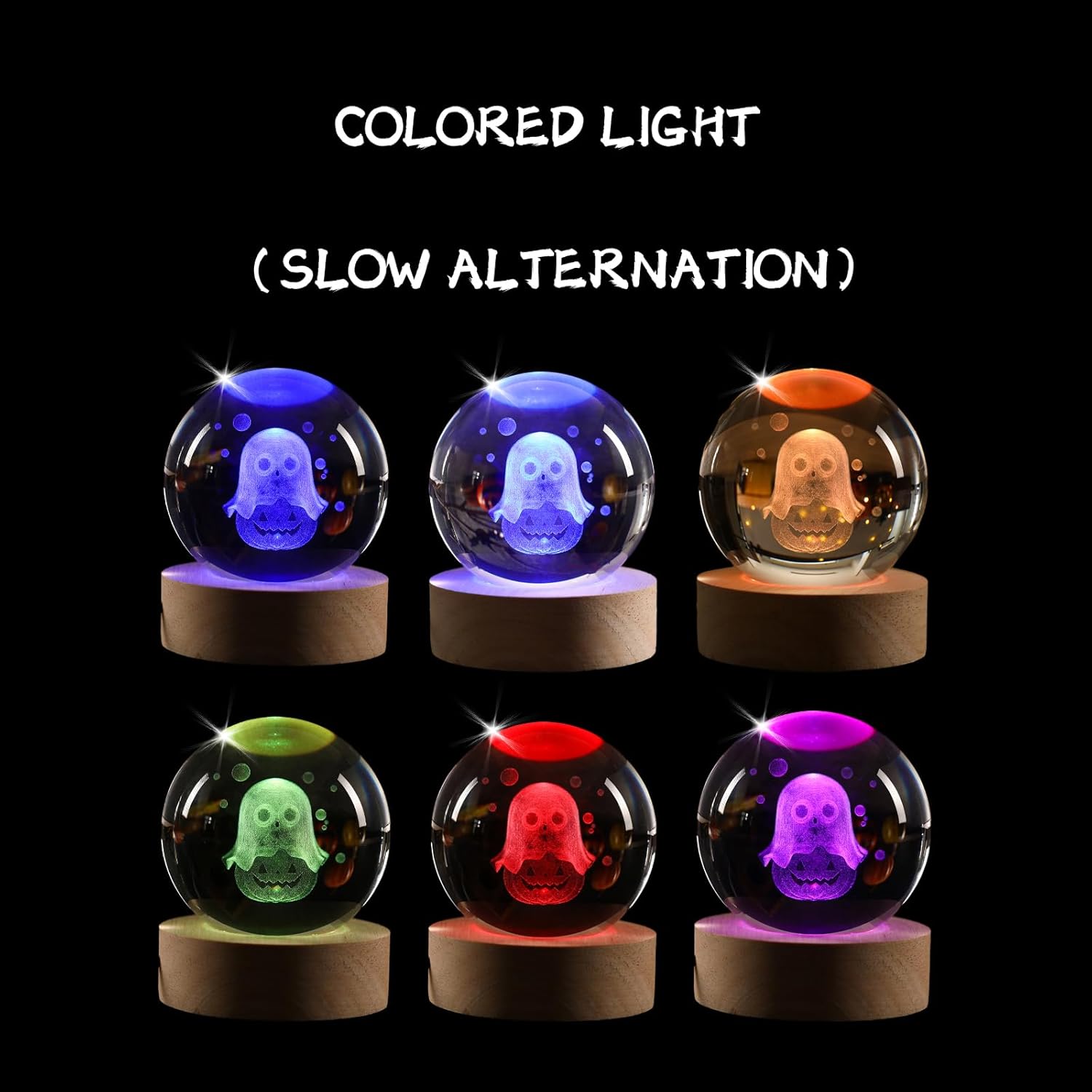👻 Halloween Ghost Crystal Night Light – Spooky & Cute Decor | 50% OFF, FREE SHIPPING, BUY MORE SAVE MORE