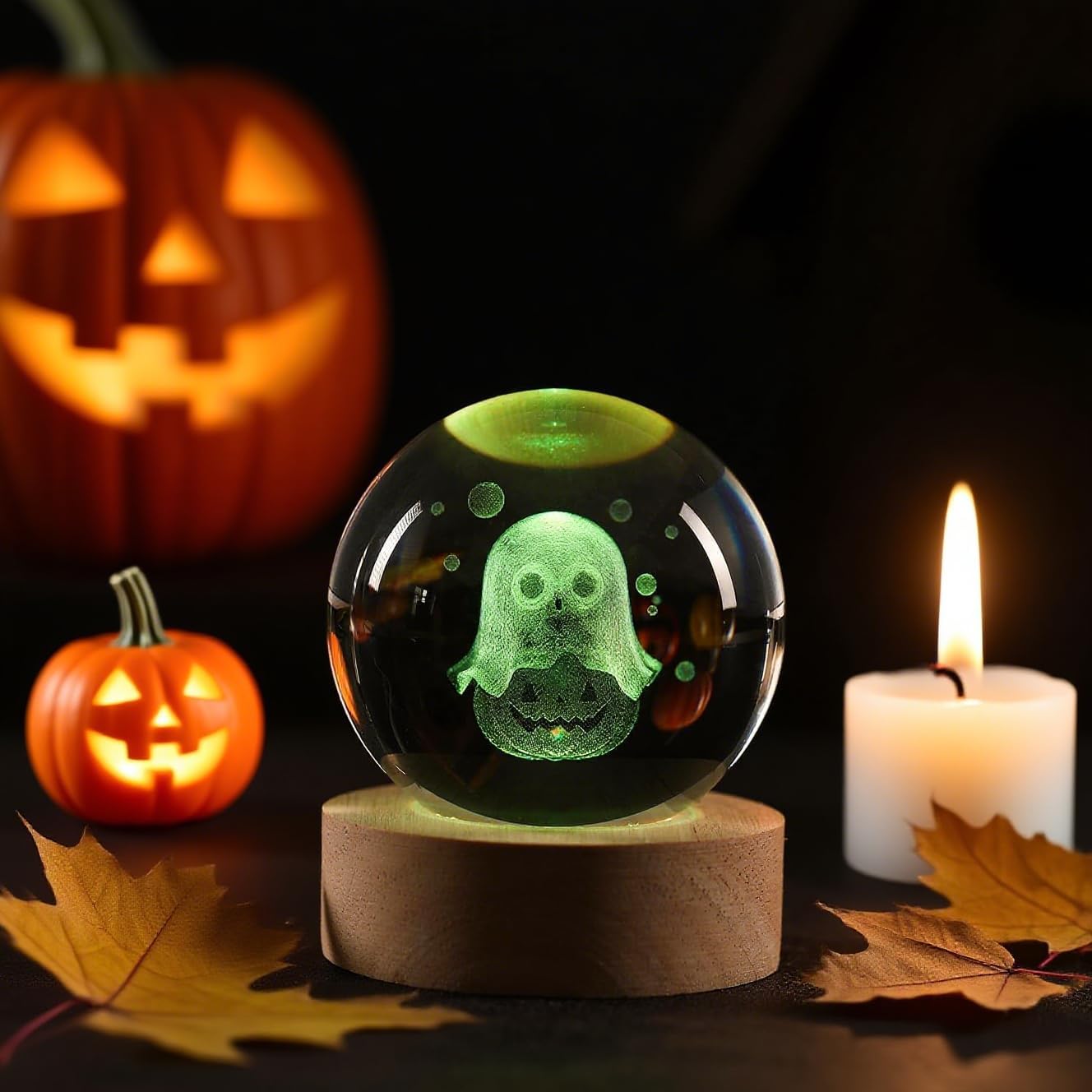 👻 Halloween Ghost Crystal Night Light – Spooky & Cute Decor | 50% OFF, FREE SHIPPING, BUY MORE SAVE MORE