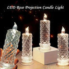 Set of 4, LED Crystal Candle Lights - Romantic Tabletop Night Lights for Bedroom Decorations, Gifts, Anniversary and Parties, Suitable for Wedding, Birthday, Holiday Tabletop Decorative Lights | FREE SHIPPING