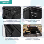 Camping Box With Folding Seat, Outdoor Car Fishing Bench