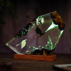 Handmade Dragon Resin Lamp – Toothless-Inspired “How to Train Your Dragon” Night Light, Epoxy & Wood Burl Decor Gift | 50% OFF, FREE SHIPPING