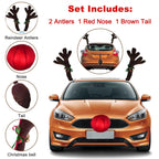 🎄 Upgraded Christmas Car Reindeer Decoration Kit | 50% OFF, FREE SHIPPING
