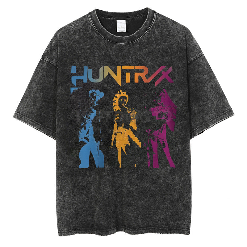 KPop Demon Hunters,HUNTR/X T-Shirt | FREE SHIPPING