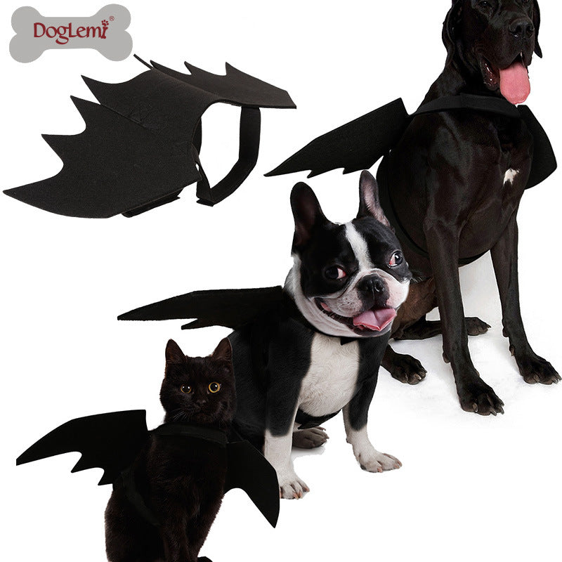 🦇 Pet Bat Wings Costume – Halloween Cat & Puppy Dress-Up Accessory | 33% OFF, FREE SHIPPING