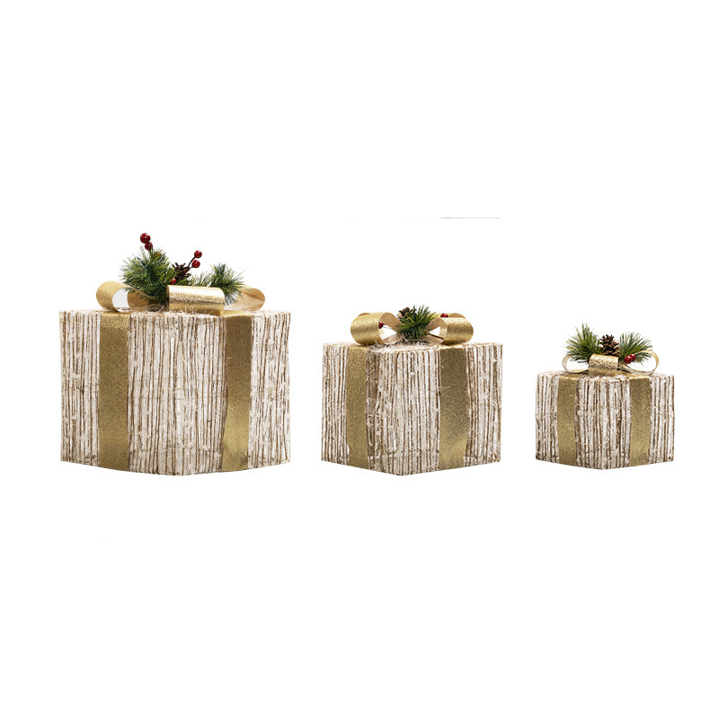 ✨ 3-Piece Lighted Christmas Gift Boxes – Battery Powered Holiday Decor | FREE SHIPPING, 50% OFF