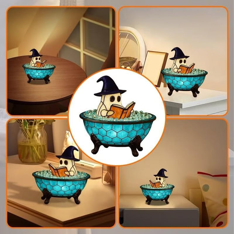 👻 Ghost Bubble Bath Lamp – Spooky Halloween Night Light | 57% OFF, FREE SHIPPING