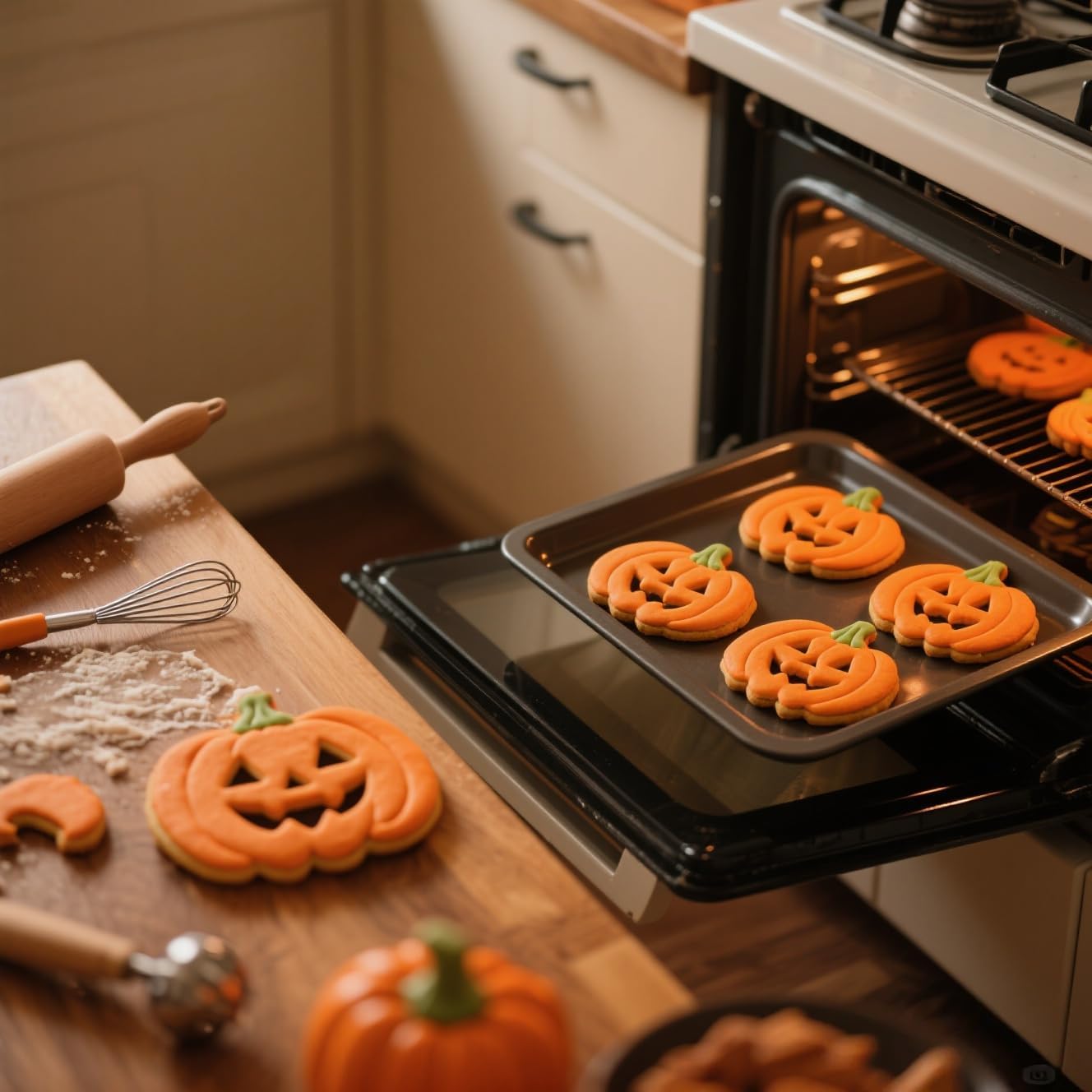 Halloween Cookie Cutters Set (12pcs) – Ghost, Bat, Pumpkin & More Stainless Steel Biscuit Molds for Baking & Party Fun | 50% OFF, FREE SHIPPING