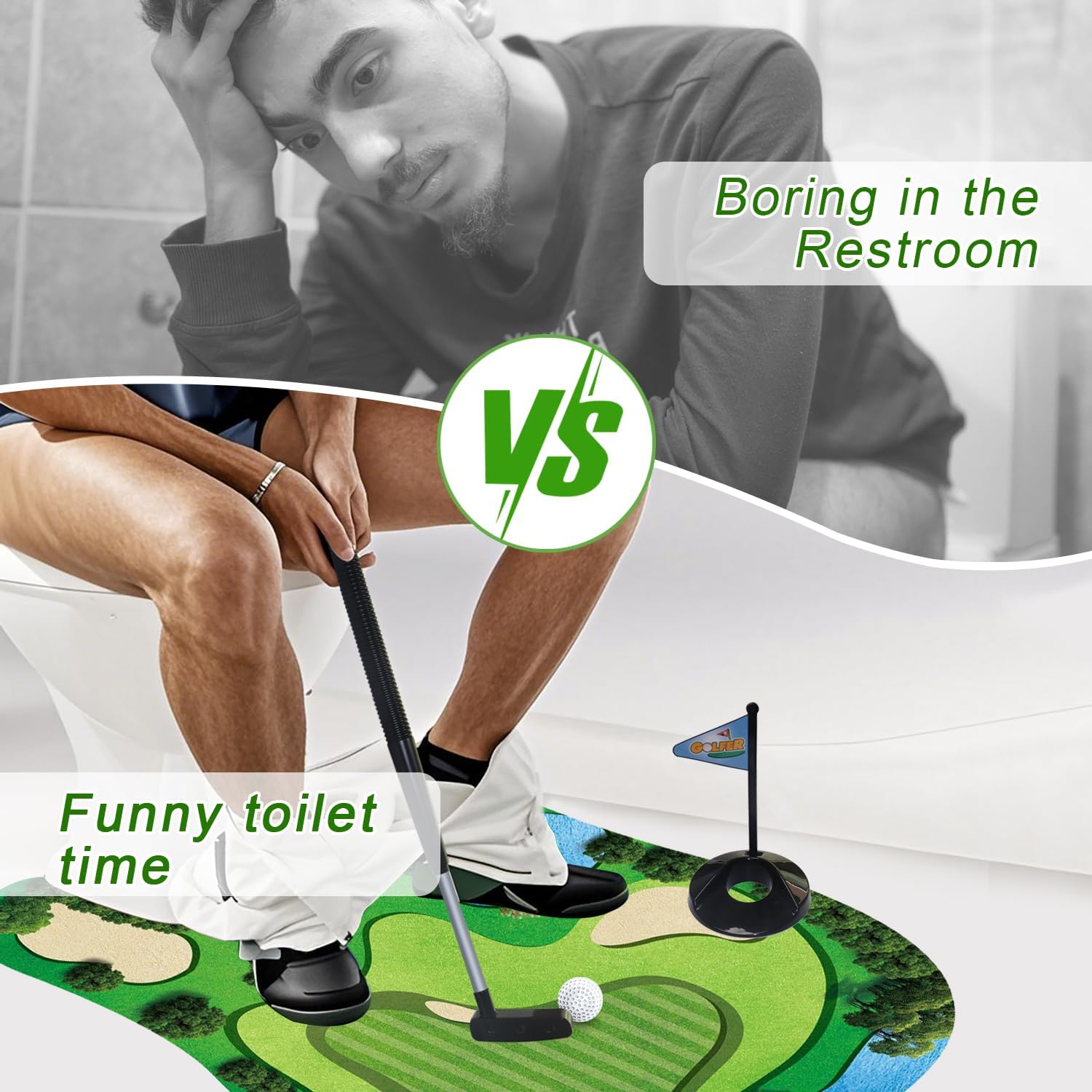 🚽 Toilet Golf Game – Turn Bathroom Breaks into Tee Time Fun! | 50% OFF, Free Shipping - TODAY ONLY