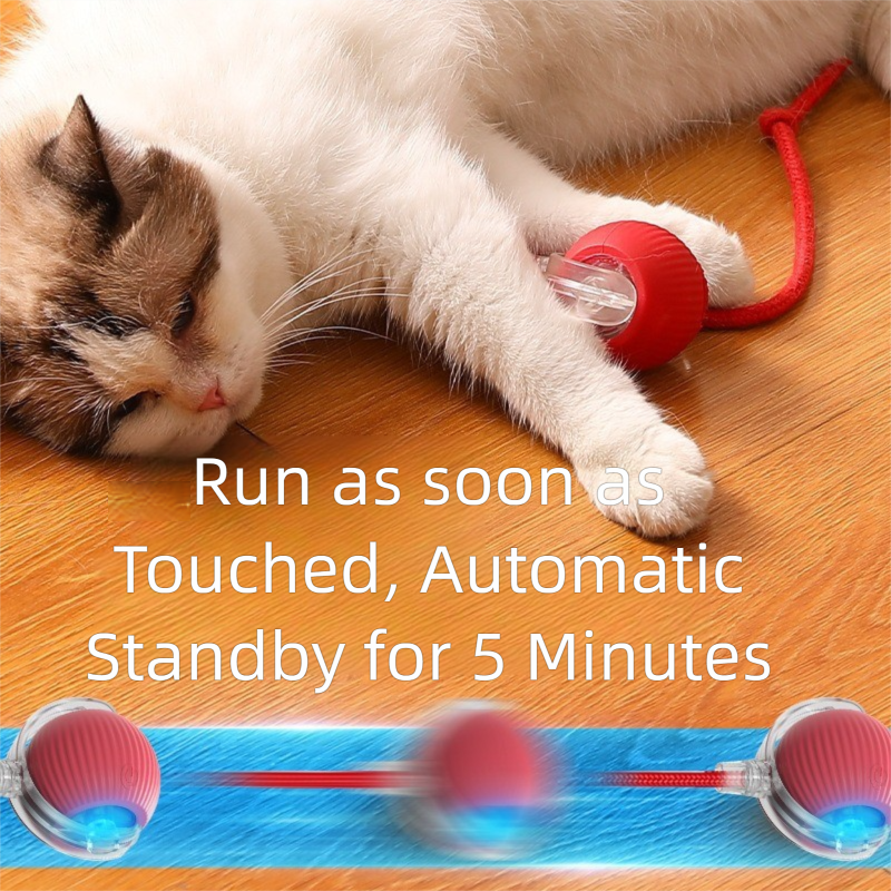 Rolling Smart Pet Ball – Interactive Fun for Cats & Dogs with 3 Play Modes