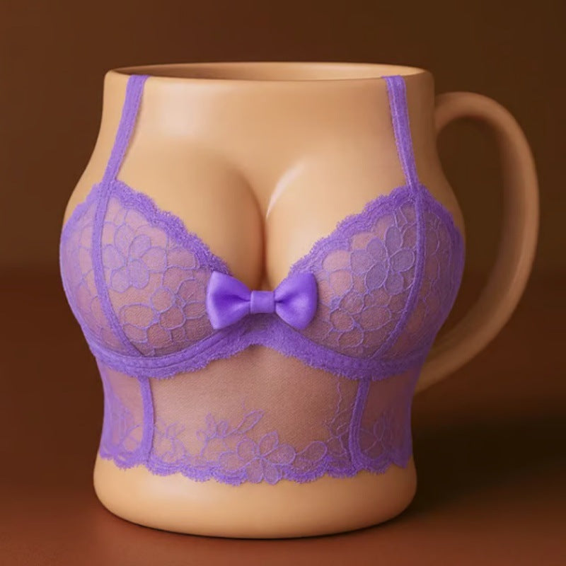 Sip in Style – Sexy Lace Mug Resin Decor ☕💋 | Elegant & Eye-Catching