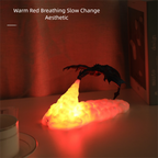🔥 3D Printed Volcano Dragon Night Light – LED USB Rechargeable Lamp | 40% OFF, FREE SHIPPING