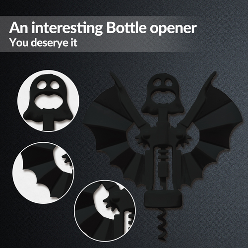 2-in-1 Wine and Beer Bottle Opener, Bat-Shaped Bottle Opener, Creative Bottle Opener | FREE SHIPPING