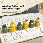 Frog Croaking & Quacking Duck Fidget Toy Keychain with Lights - Stress Relief Rechargeable | 50% OFF, FREE SHIPPING Toy