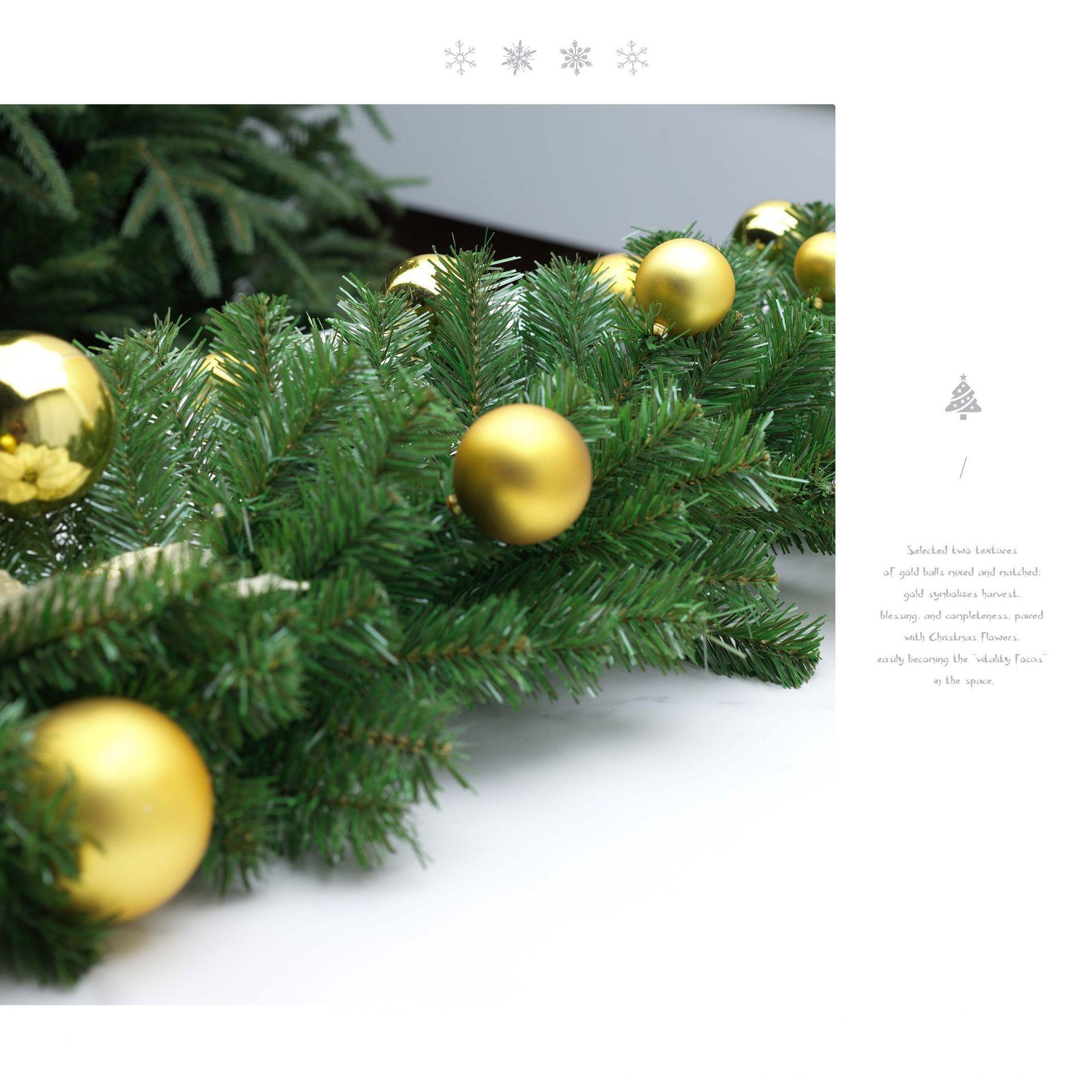 Christmas Decorations, LED Christmas Garland Decorations, Christmas Flocked Garlands, Scene Arrangements | FREE SHIPPING