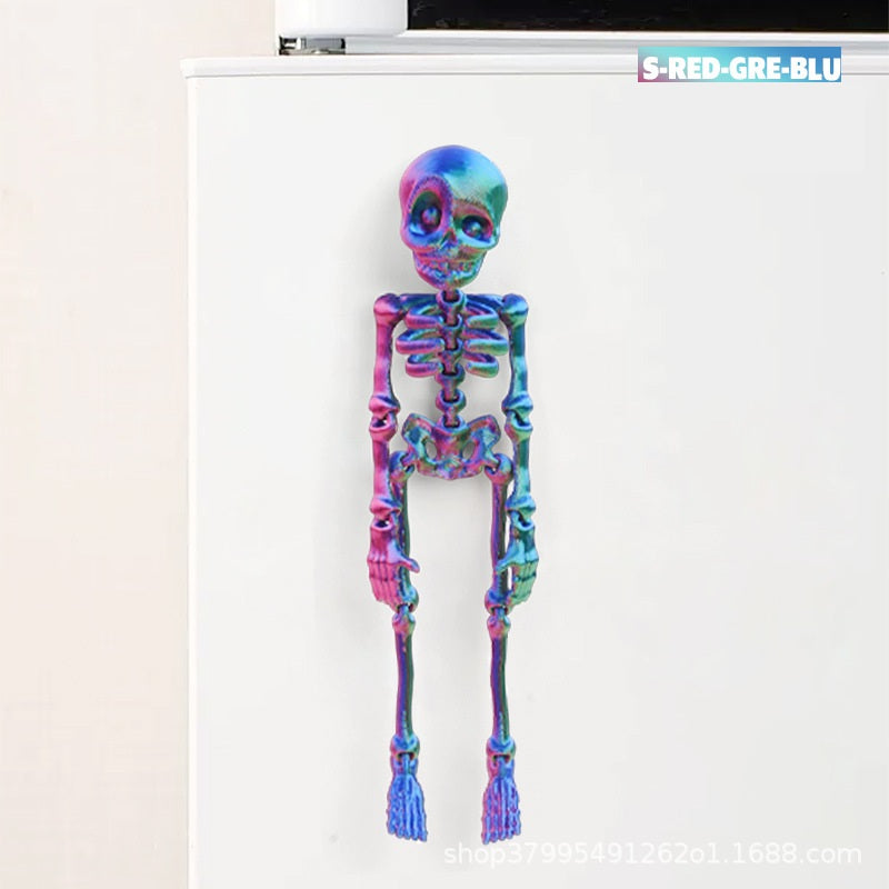 🎃 Skeleton Fridge Magnets – Poseable Halloween Decoration | 50% OFF, FREE SHIPPING