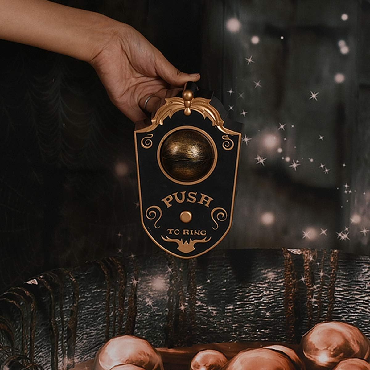 Halloween Haunted Doorbell with Animated Eyeball & Spooky Sounds - Creepy Halloween Prop Decoration | 40% OFF, FREE SHIPPING