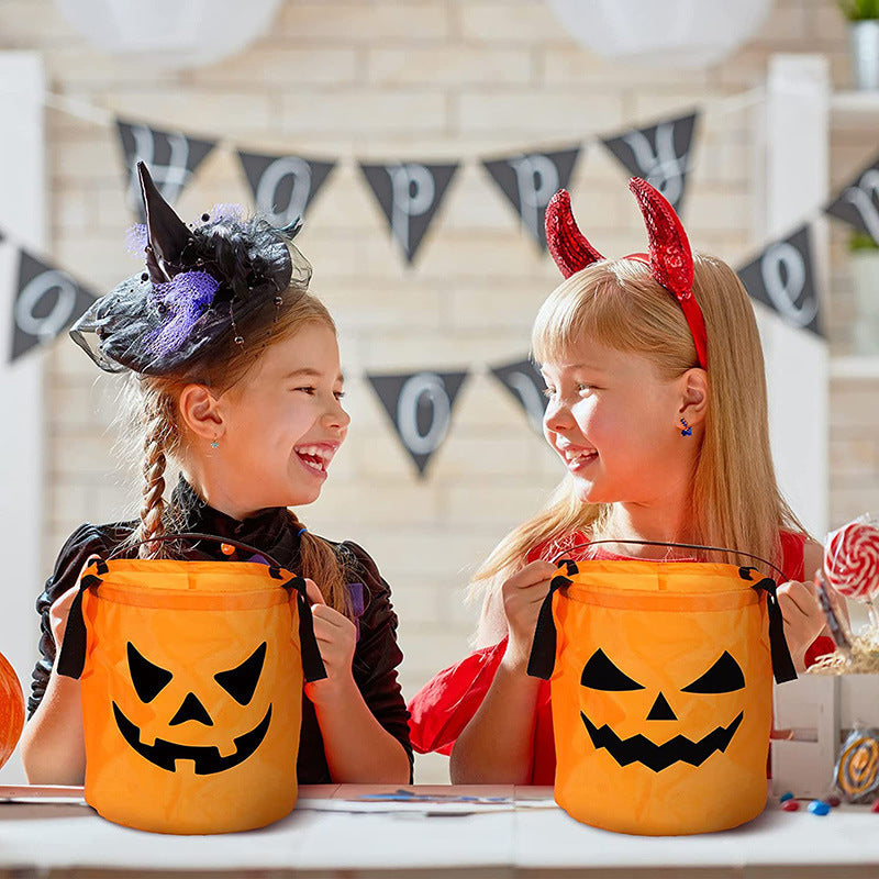 🎃 Glow-in-the-Dark Pumpkin Candy Bag – Halloween Trick-or-Treat Tote | 53% OFF, FREE SHIPPING