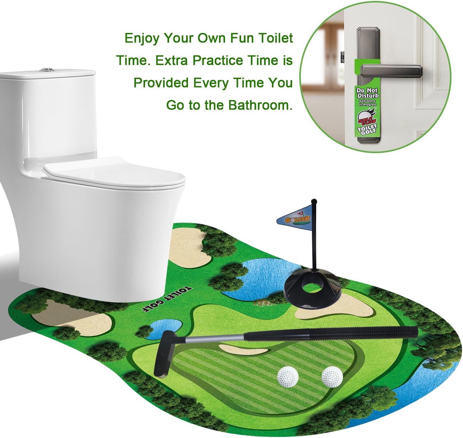 🚽 Toilet Golf Game – Turn Bathroom Breaks into Tee Time Fun! | 50% OFF, Free Shipping - TODAY ONLY