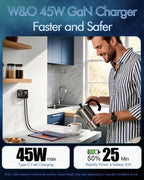 2-in-1 Retractable GaN Fast Charger – Dual Output with Built-in Cable | 56% OFF, FREE SHIPPING - TODAY ONLY